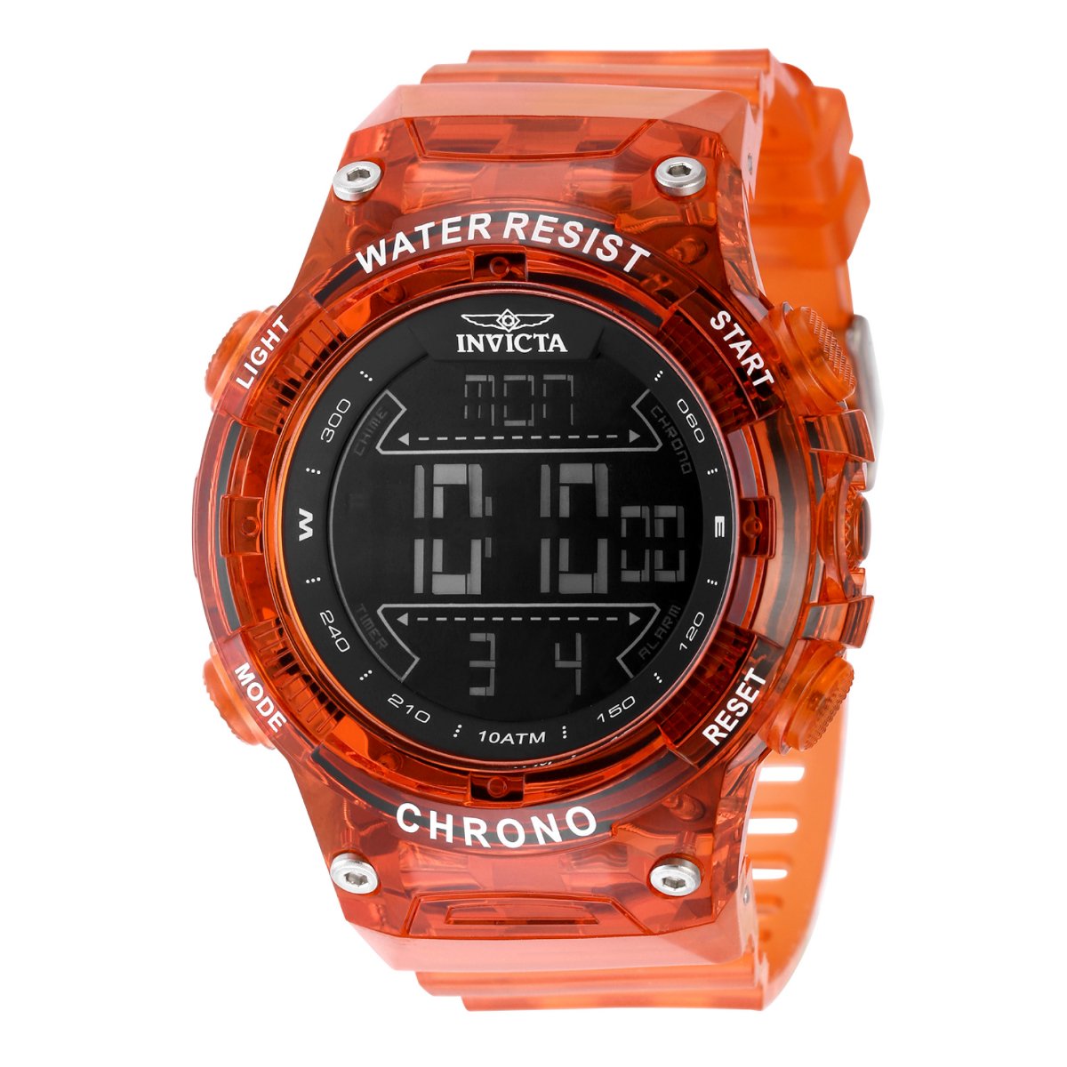 49046_catalogshot_490361 Invicta Racing Burnout Digital Men's Watch - 52mm, Transparent - Imagen 3