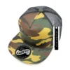 Academy Fits Trucker Flat Visor Green Camo Hat