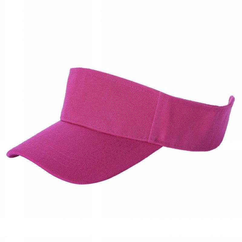 Hot Pink Decky 962 Polo Visor, Blank Sun Visor