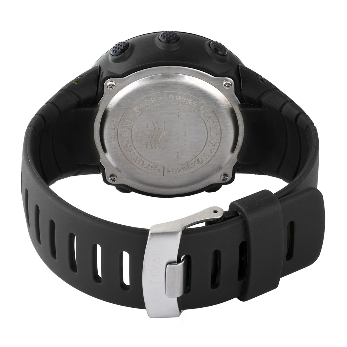 acw1237-001_back Activa Odyssey X Invicta Men's Digital Watch - 53mm. Black (ACW1237-001) - Imagen 5