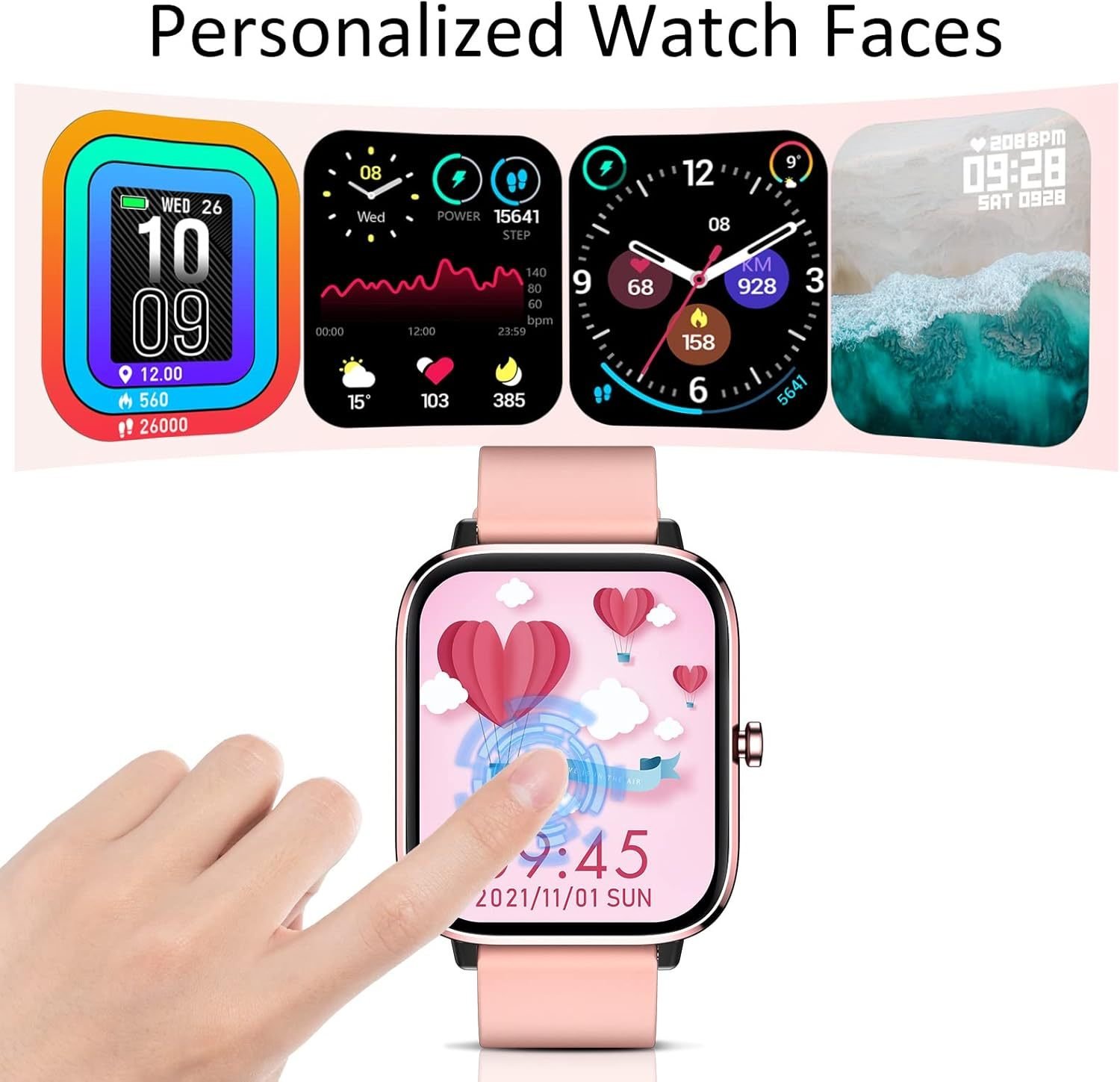 09f8855b-76c3-4451-a517-a0cb850cd65e.jpg New Smartwatches Now On Sale, Featuring Message Alerts, Call Answering, Health Monitoring, Activity Tracking, Notification Reminders, And Fitness Functions. - Imagen 2