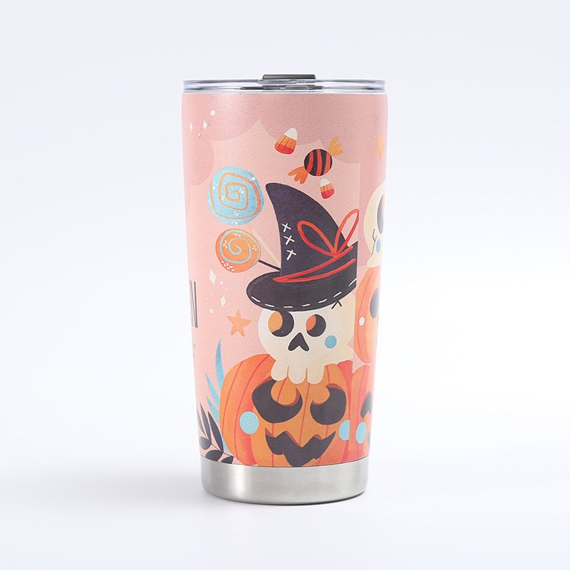 1ebe45b1-bffc-4832-9f80-87e6de8db412.jpg Customized Creative 304 Stainless Steel Insulated Mug, 3D-Printed Beer Cup, Halloween Large-Capacity 20oz Car Tumbler - Imagen 7