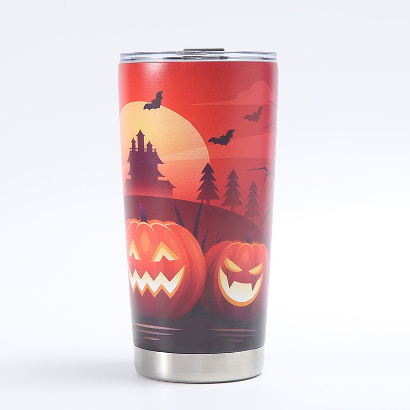 2eeeb4d8-4228-4f58-a39e-3a0c2bd40213.jpg Customized Creative 304 Stainless Steel Insulated Mug, 3D-Printed Beer Cup, Halloween Large-Capacity 20oz Car Tumbler - Imagen 5