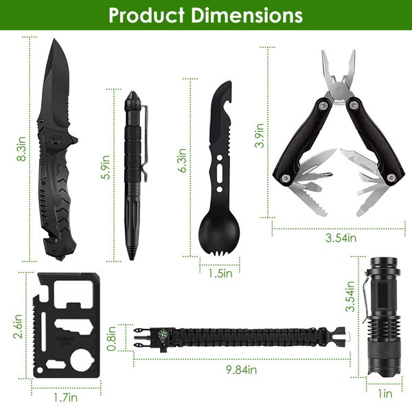 36cc40e7-4823-4a4d-8907-c4ca13b817f8.jpg 47 In 1 Survival Bag, Not Shipped On Weekends - Imagen 5