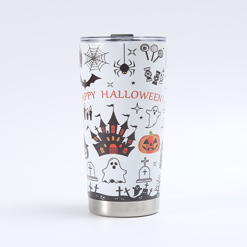 46902bb7-8f29-4007-bb7c-5e6d13017022.jpg Customized Creative 304 Stainless Steel Insulated Mug, 3D-Printed Beer Cup, Halloween Large-Capacity 20oz Car Tumbler - Imagen 3