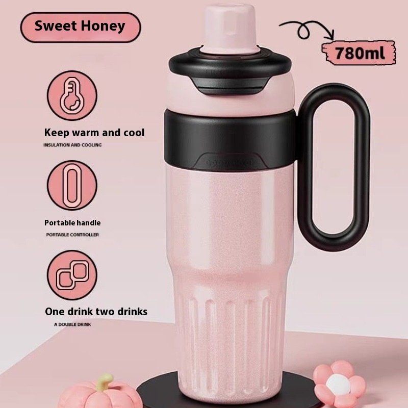 5af17dd8-d740-4969-8f77-2d6ea82ca764_trans.jpeg 780ml Gradient Double Drink Thermal Cup Stainless Steel With Lid Coffee Cup Thermos Large Capacity Straw Cup For Male And Female - Imagen 9