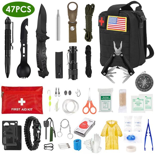 877cd568-979e-4a16-a377-38c938ecb3d0.jpg 47 In 1 Survival Bag, Not Shipped On Weekends