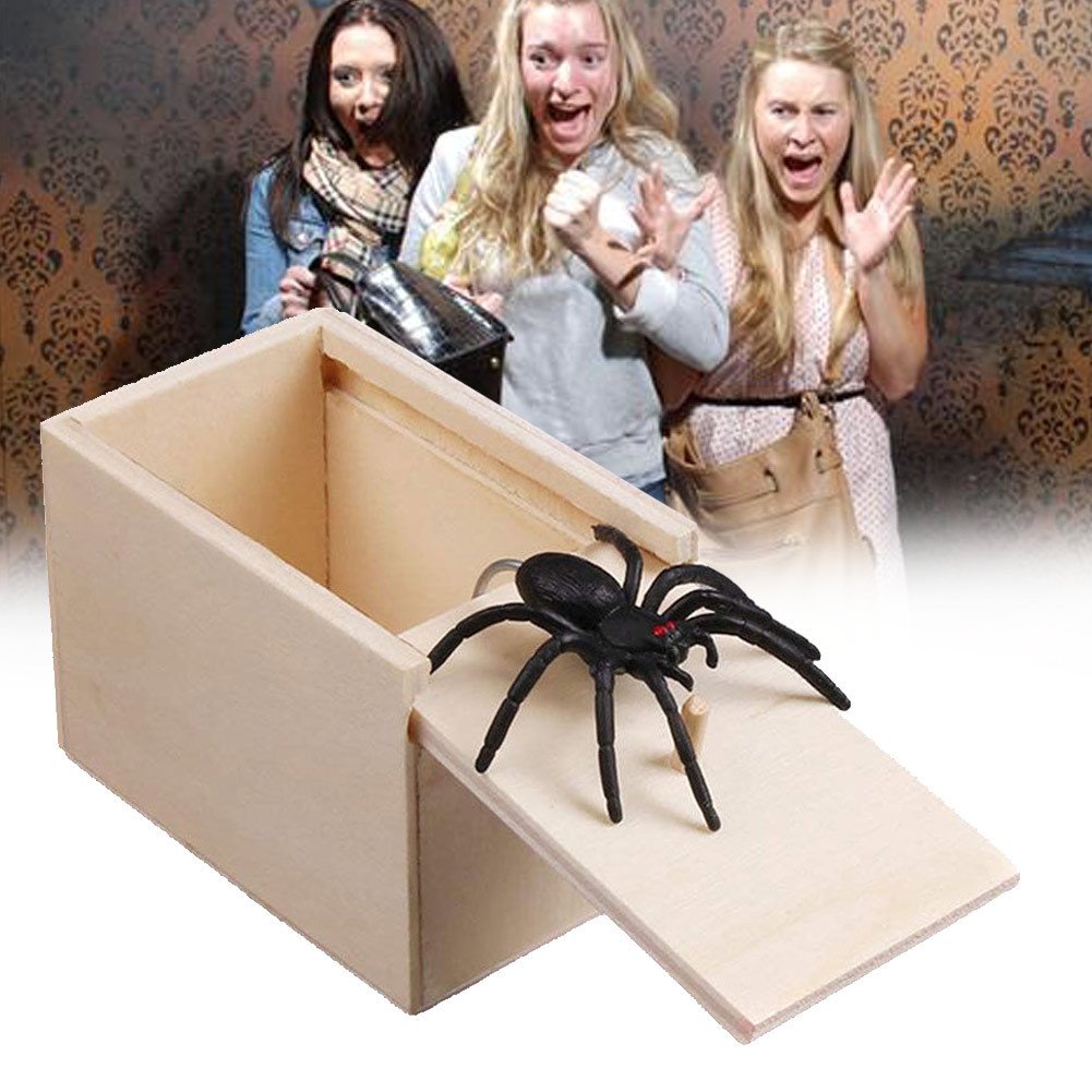 ab6cc8af-43c8-42fd-bd37-81daa3e33745.jpg Prank Spider Wooden Scare Box Trick Play Joke Lifelike Surprise April Fools' Day Funny Novelty Toys Gags Practical Gifts