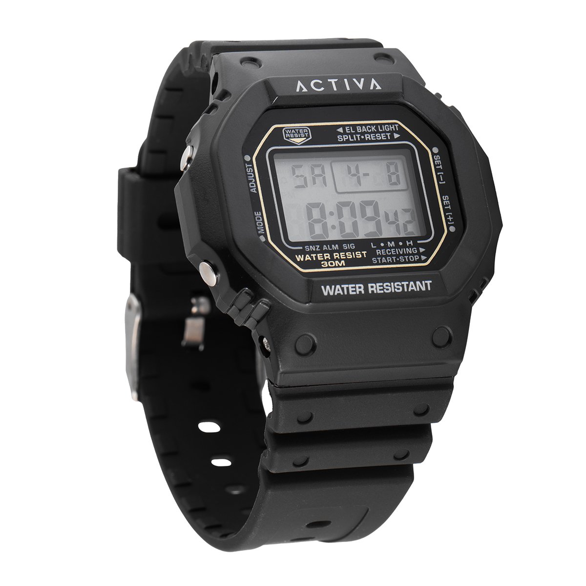 acw424-002_beauty Activa Retro X Invicta Men's Digital Watch - 44.5mm. Black (ACW424-002)