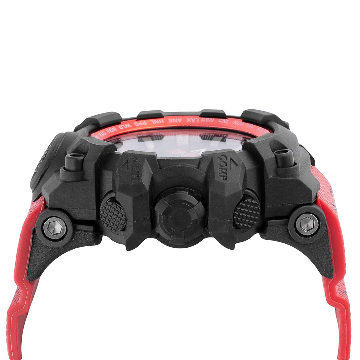 acw435-001_side_1 Activa Endurance X Invicta Men's Digital Watch - 54.5mm. Red (ACW435-001) - Imagen 3
