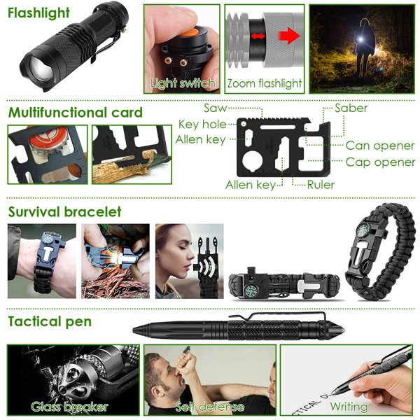 d4fbf80f-a82d-4e00-a6bc-ac197b31cf3b.jpg 47 In 1 Survival Bag, Not Shipped On Weekends - Imagen 4