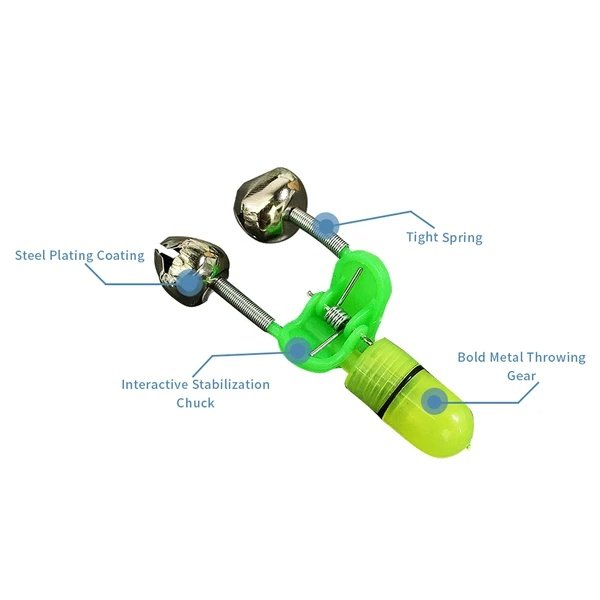 e573fb48-2b29-442e-9fde-8a4da41b672b.jpg 10 40 PC LED Night Fishing Bite Bait Alarm 2 Bells Light Rod Tip Clip Alert Ring - Imagen 2