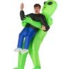 Morph Inflatable Alien Costume – Blow Up Alien Abduction Costume – Adult - Image 1